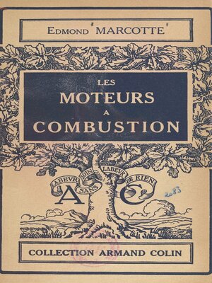 cover image of Les moteurs à combustion
